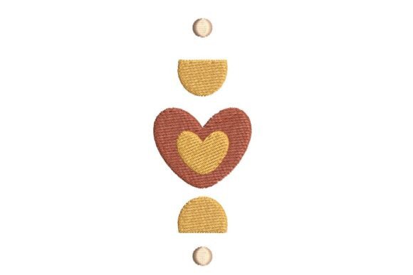 Boho Celestial Heart Vertical Embroidery Design Review