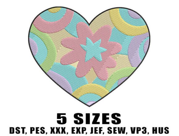 Color Heart Embroidery Designs: A Seasonal Statement for Holiday Crafts and Apparel
