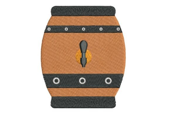h1>Charming Charm of the Classic Beer Keg Barrel Embroidery Design/h1>