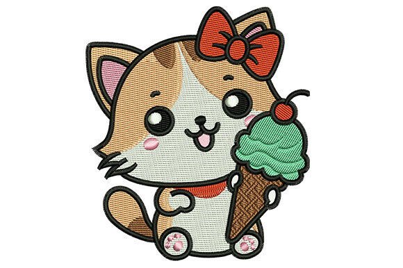 h1Ice Cream Kitten Embroidery Design Review for Real Embroidery Projects/h1