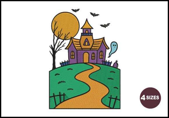 Haunted House Embroidery: A Designer’s Review for Personalized Halloween Gifts