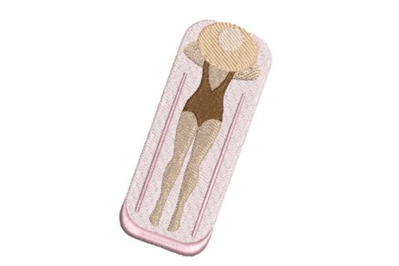 Relaxed Sunbather Embroidery for Boutique Apparel